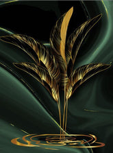 TPFLiving Luxus Poster Leinwand Abstrakte Motive OHNE Rahmen - Modell TPFL-LW-11-MB